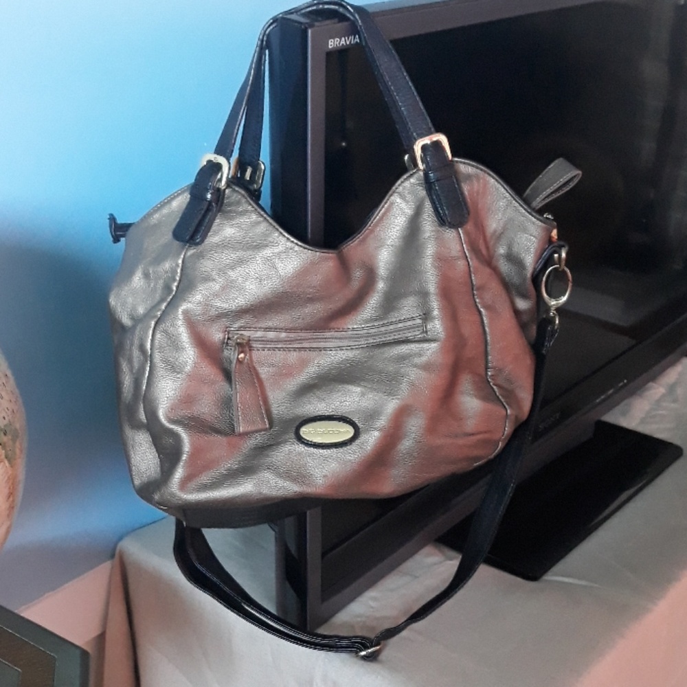Convertible Shoulder & Crossbody Leather Purse